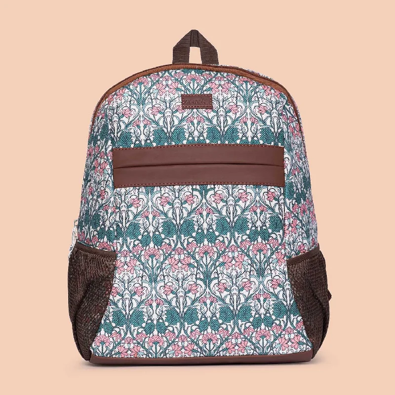 Canvas backpack with a colorful tie - dye pattern for a hippie - chic lookHooghly Nouveau Classic Backpack