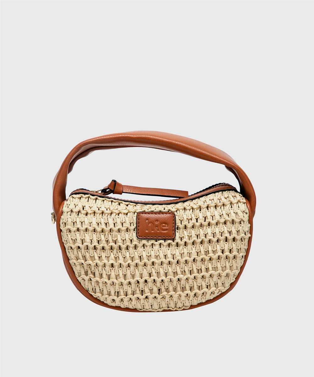 Vintage - style crossbody bag with a brass frame and leather strapsKelly Crossbody Bag