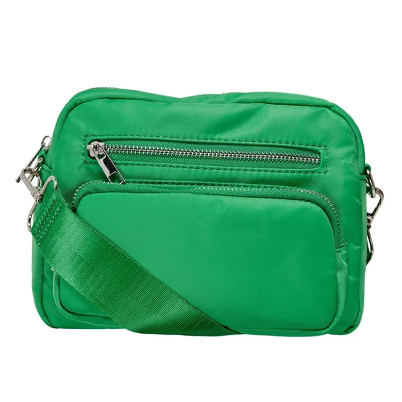 Plus - size shoulder bag with a roomy interior for carrying daily essentialsKids ONLY Kelly Green Esther New Nylon Crossbag