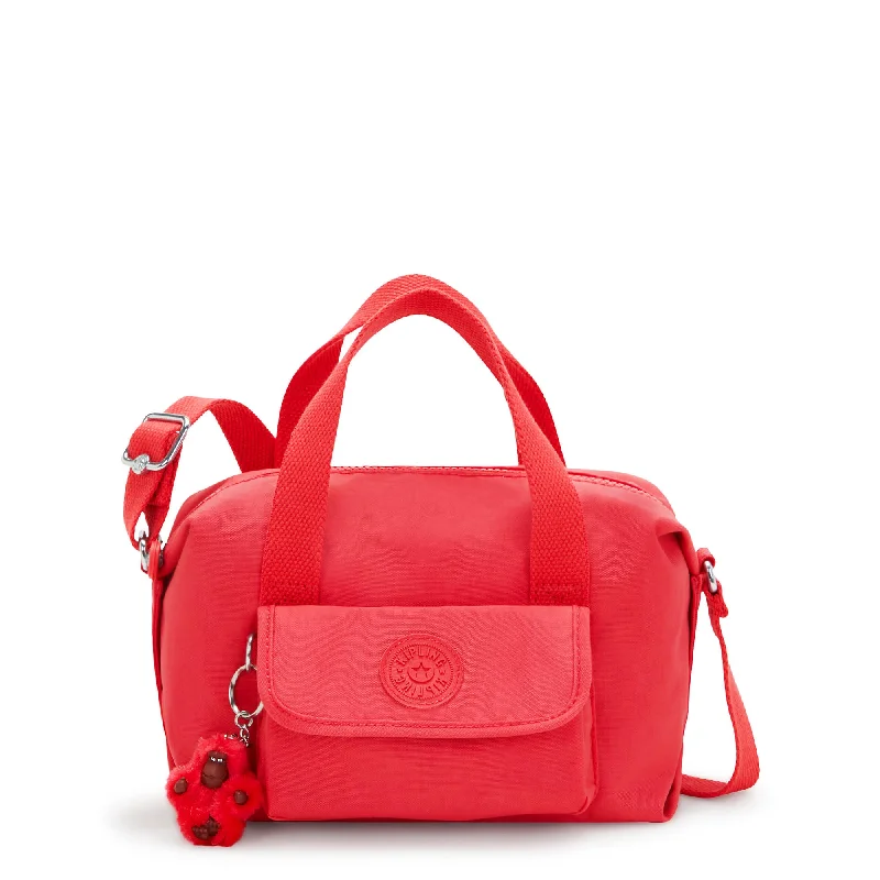 Silk satchel with a delicate paisley print for a feminine aestheticKipling Brynne Handbag