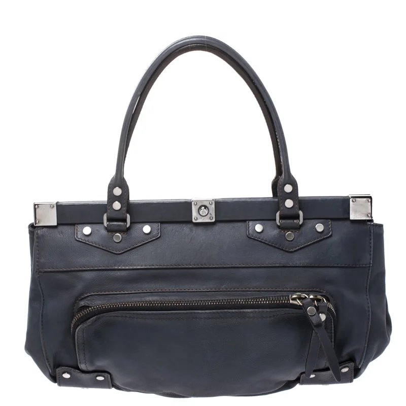 Studded satchel with a punk-rock edgeLanvin Leather Frame Satchel