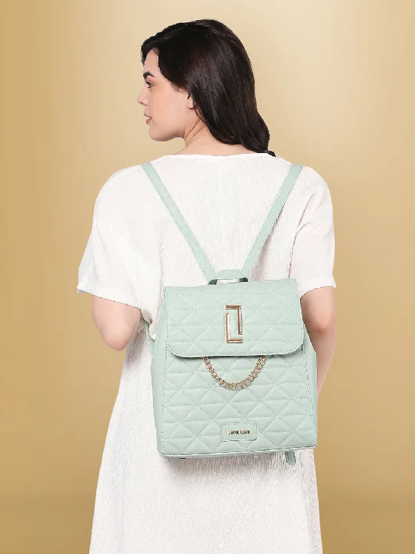 Backpack with adjustable straps and a padded back for comfortLavie Luxe Mint Medium Women's Casper Girl's Backpack