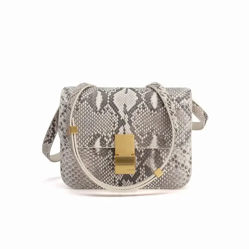 Women's lace - trimmed satin clutch bags for formal occasionsLeather handbag manufacture white crocodile handbags women bags women