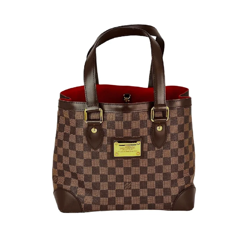 Geometric - shaped evening bag for a contemporary aestheticLouis Vuitton Hampstead PM Damier Ebene Canvas Tote