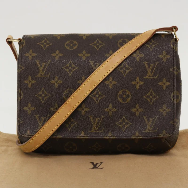 Plus - size shoulder bag with a roomy interior for carrying daily essentialsLouis Vuitton Musette Tango  Canvas Shoulder Bag (Pre-Owned)