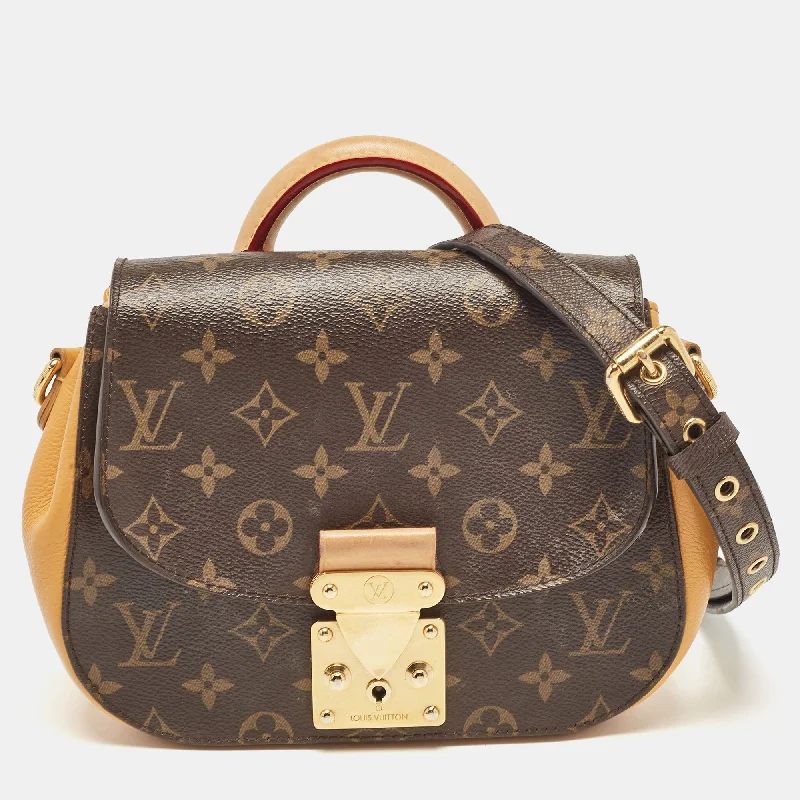 Metallic satchel with a shiny finish for evening eventsLouis Vuitton Safran Monogram Canvas Eden Pm Bag