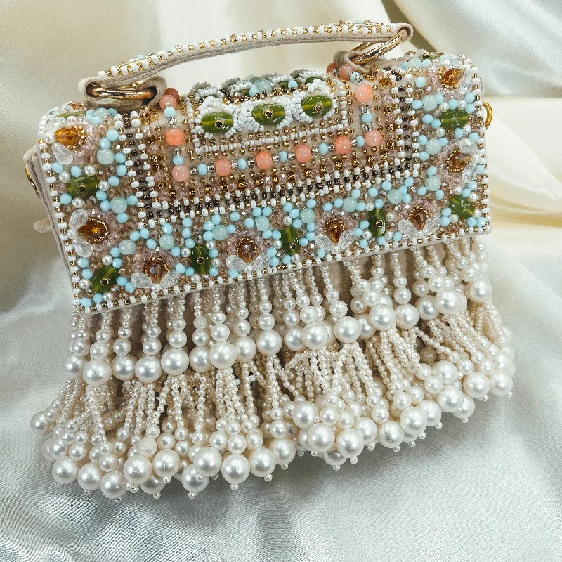 Crystal - encrusted clutch for a red - carpet eventLUX Sling Bag