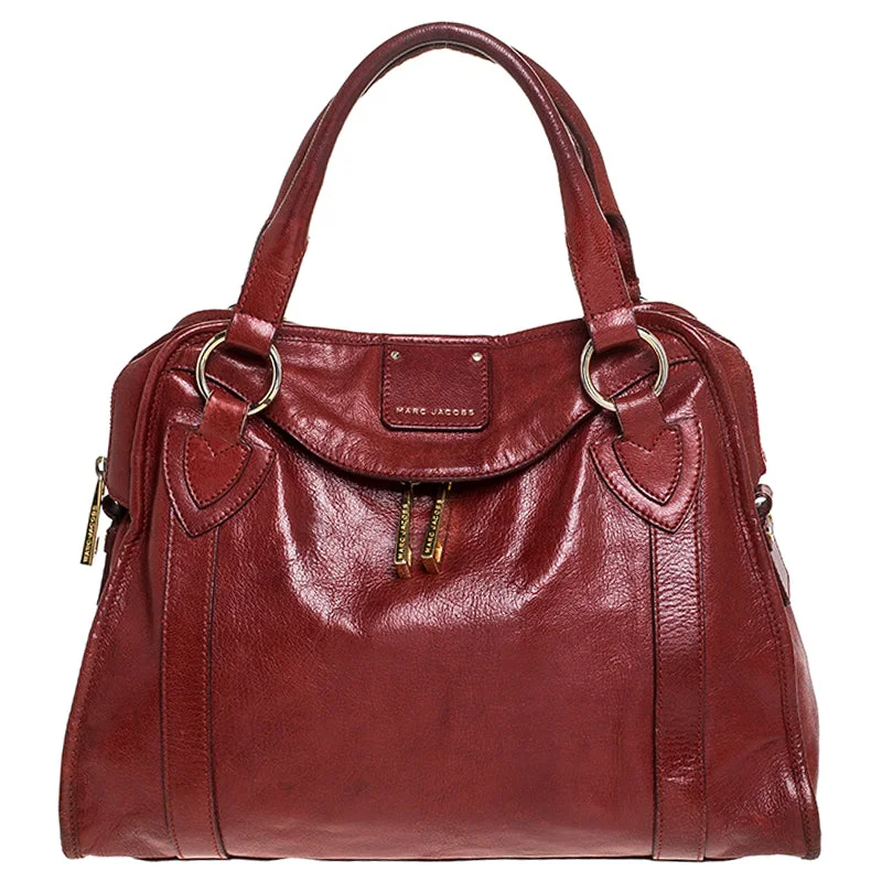 Convertible satchel that can be worn as a crossbody or shoulder bagMarc Jacobs Leather Wellington Fulton Satchel