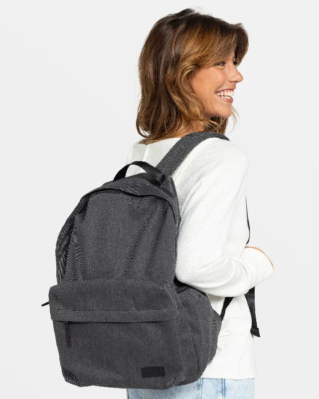 Vegan leather backpack made from sustainable materials for eco - conscious consumersMelting Spot Backpack Medium Backpack - Anthracite