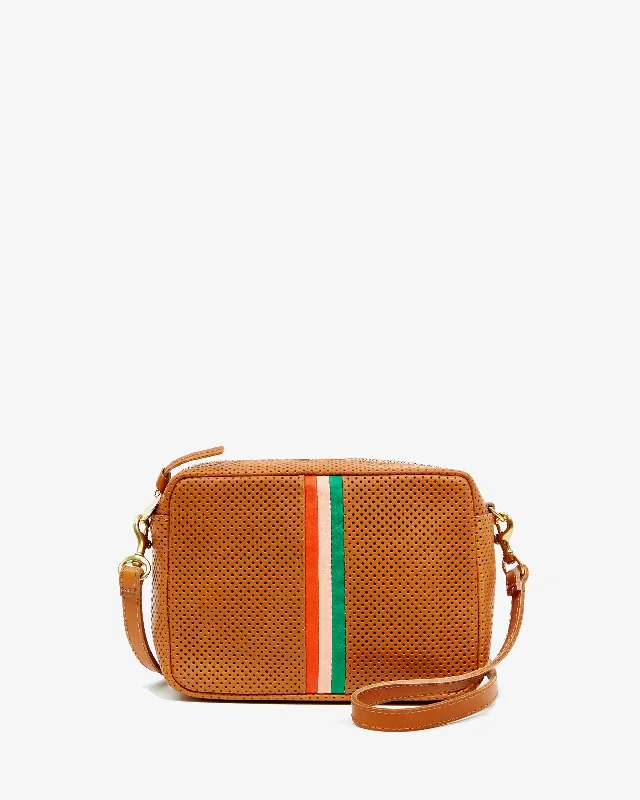 Silk crossbody bag with a delicate print for a feminine touchMidi Sac