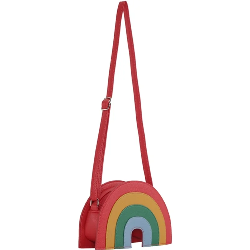 Floral - printed cotton shoulder bag for a spring and summer vibeMolo Multi Colour Rainbow Bag