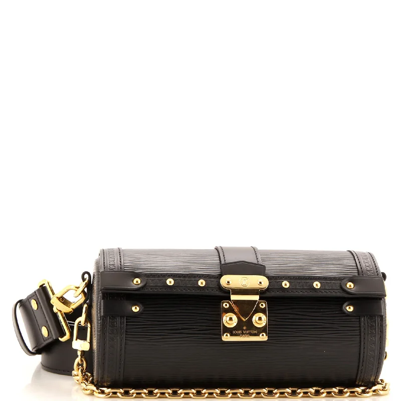 Studded satchel with a punk-rock edgePapillon Trunk Bag Epi Leather