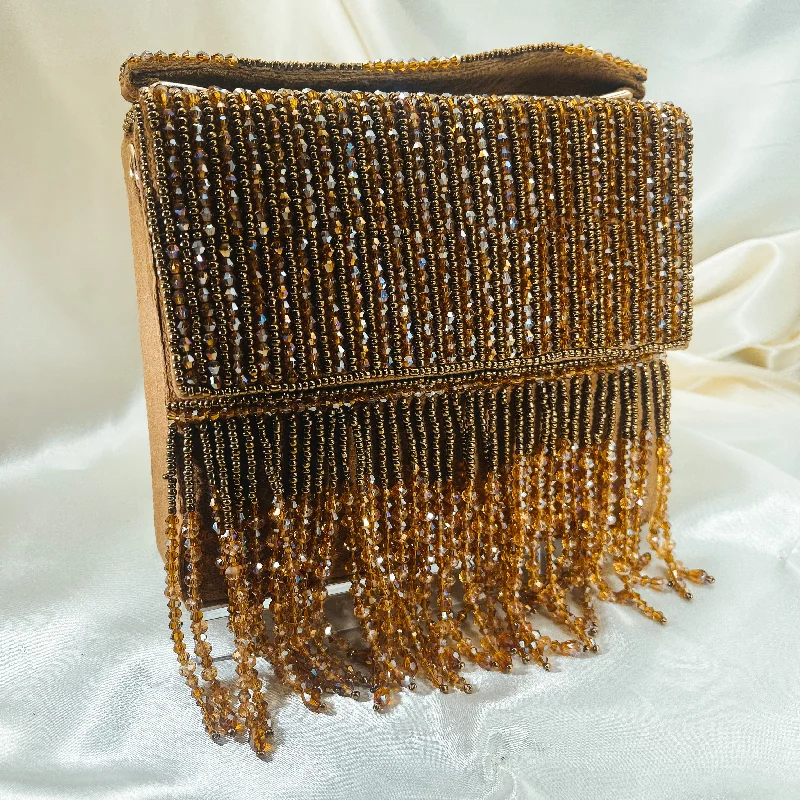 Fur - trimmed evening bag for a luxurious winter eventPASSION Sling Bag