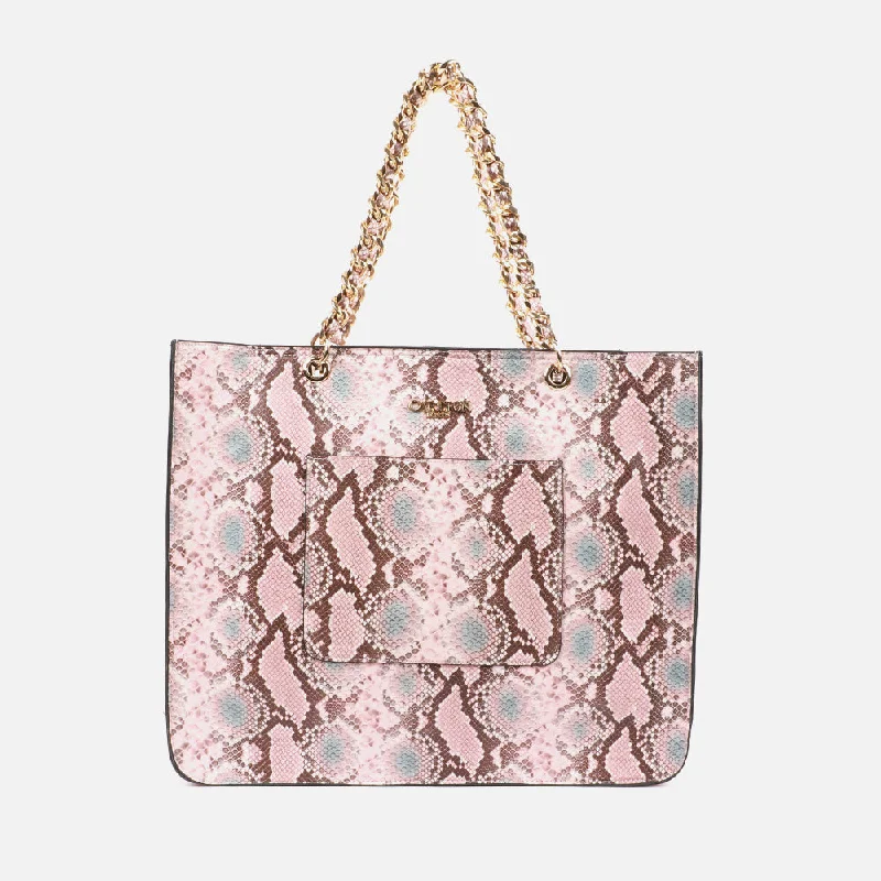 Lightweight nylon crossbody bag with a floral print for spring outingsCarola