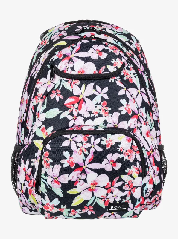 Canvas backpack with a colorful tie - dye pattern for a hippie - chic lookShadow Swell 24L Printed Backpack - Anthracite New Life