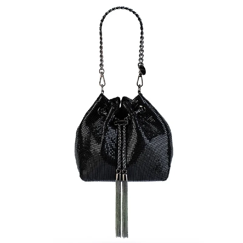 Handle bag with a hidden anti - theft pocket and RFID - blocking liningSYLVIA Mesh Pouch