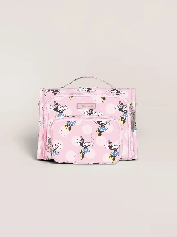 Crossbody bag with a detachable strap for easy customizationDisney Be More Minnie The Bestie Plus Bag - Pink