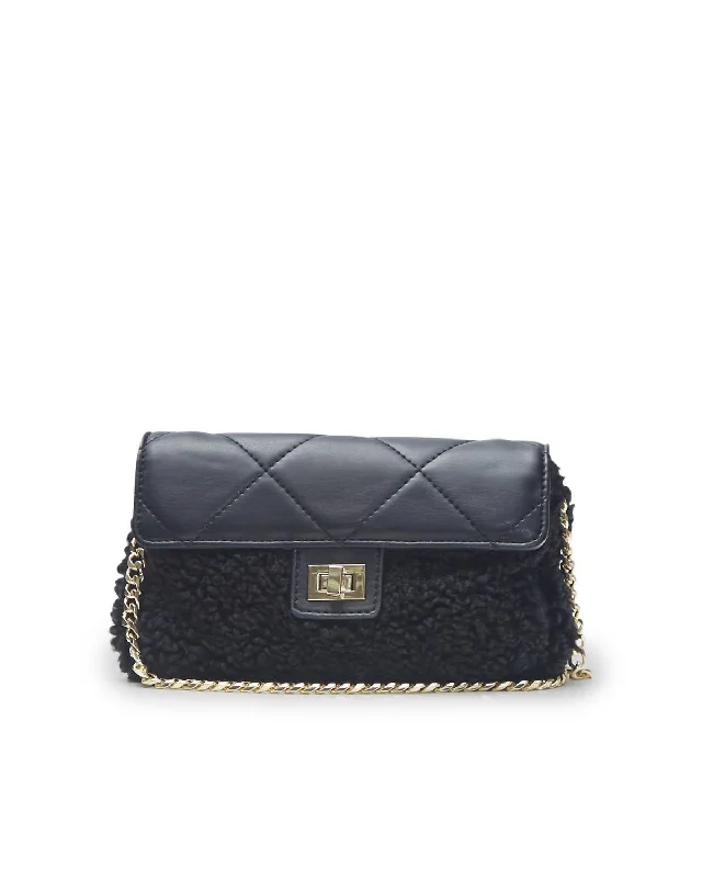 Monogrammed clutch as a personalized evening accessoryWomen's Kiara Bag In Black