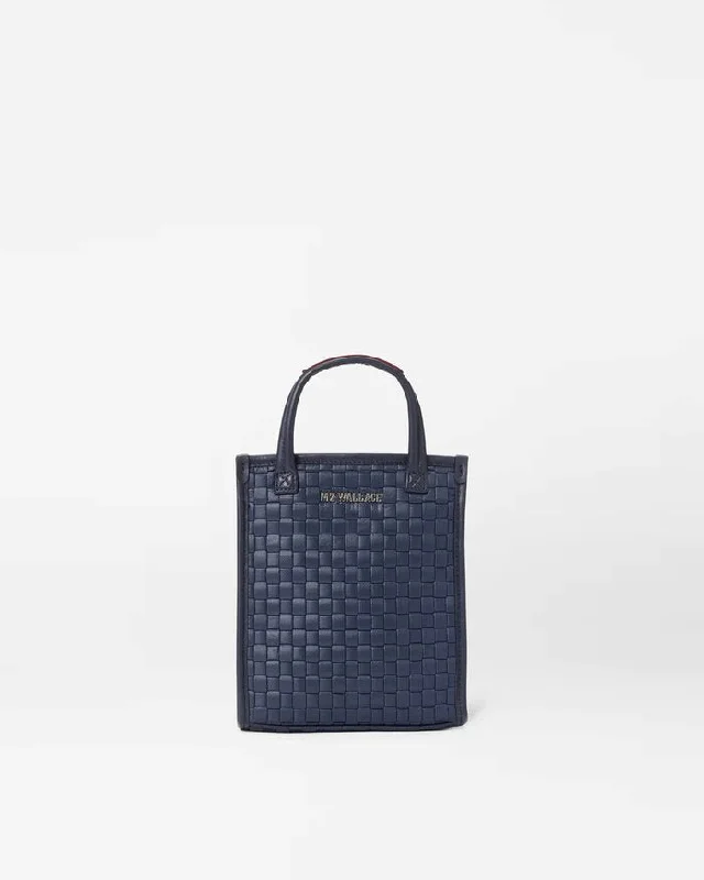 Studded handle bag with a punk - rock aesthetic for a bold fashion choiceWoven Box Tote Micro Dawn