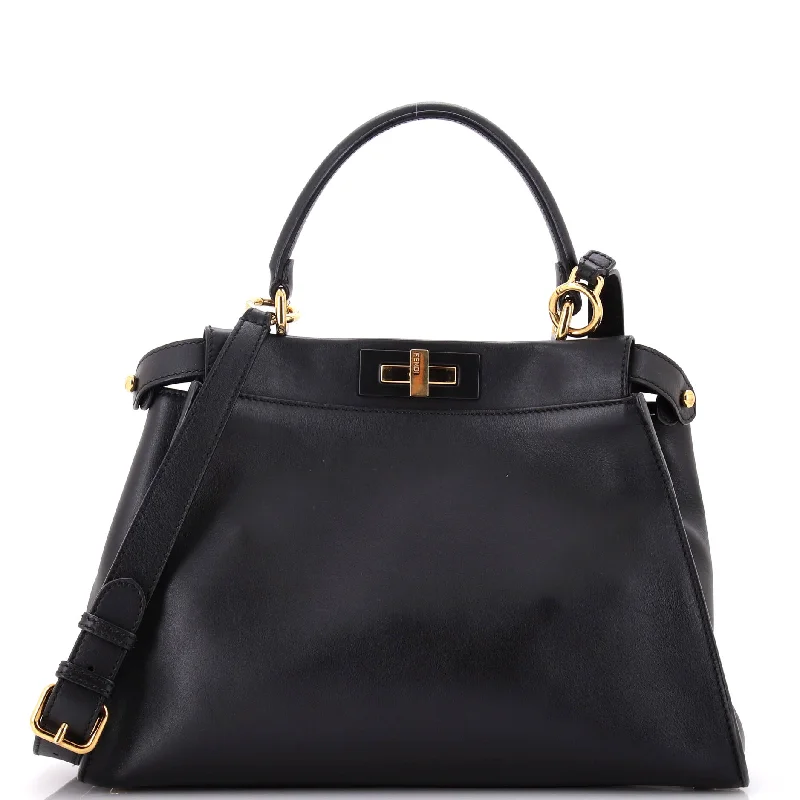 Plus-size satchel with a spacious interior for carrying all essentialsPeekaboo Iconic Bag Leather Mini